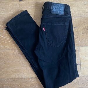 MENS LEVI’S 511 (29 x 32) black wash (like new, worn once!)